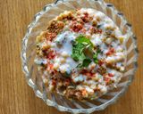 A picture of step 3 of Dahi boondi.