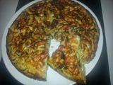Tortilla de calabacín con tofu