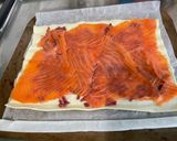 Une image de l'étape 6 de Palmiers feuilletés au saumon fumé et carottes violettes.
