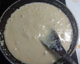 A picture of step 2 of Tri colour coconut 🥥burfi/tiranga recipe independence day.