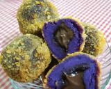 Foto langkah ke 6 dari resep Bola ubi ungu coklat lumer.