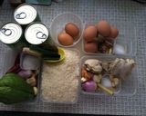 Foto langkah ke 1 dari resep Nasi Liwet Rice Cooker Komplit.