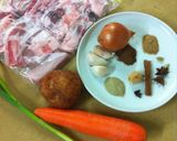 Foto langkah ke 1 dari resep Sup Iga Kambing.