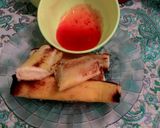 Foto langkah ke 5 dari resep roti gulung panggang with chesse.