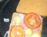 A picture of step 4 of Pudla Sandwich.