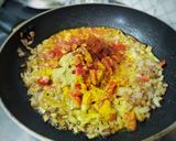 A picture of step 5 of Mumbai Pav Bhaji.