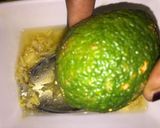 A picture of step 5 of Zoodles salad.