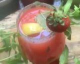 Une image de l'étape 10 de Jus de 🍓 fraises citron 🍋 menthe fraîche 🍃.