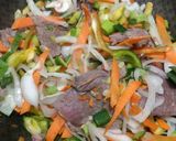 Foto del paso 2 de la receta: Wok de verduras con arroz y carne