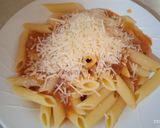 Foto del paso 5 de la receta: Pasta con salsa de tomate y trozos de tocineta 🤤