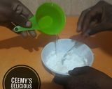 A picture of step 1 of Cornflour shake.