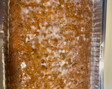 A picture of step 3 of Oreo tres leches cake.