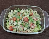 A picture of step 5 of Chickpea salad with Ranch dressing.