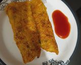 A picture of step 5 of Veg Wheat flour Chilla.