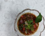 A picture of step 2 of Tamarind chattny.