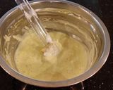 A picture of step 5 of Cloud Bread with Romano Cheese and Garlic Pepper.