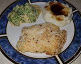 A picture of step 9 of Parmesan Panko chicken breast.
