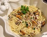 Foto del paso 7 de la receta Spaghetti con frutos de mar🍝🐙🦐🦀