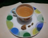 A picture of step 3 of Cardamom tea (chai).