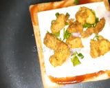 A picture of step 5 of Chicken Bread pizza.