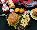 A picture of step 5 of Aloo tikki Burgur.