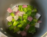 A picture of step 3 of Paneer Kolhapuri.