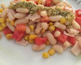 Foto del paso 3 de la receta: Ensalada de alubias al pesto