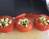 Foto del paso 3 de la receta: Caballa y tomates rellenos de verduras al papillot