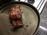Ribs con salsa barbacoa bien Yankee!!!