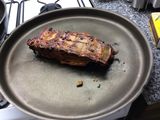 Ribs con salsa barbacoa bien Yankee!!!