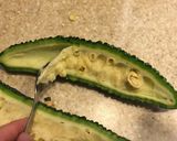 A picture of step 2 of Bitter Gourd Champuru.