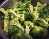 A picture of step 2 of Sautéed broccoli and potatoes.