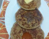 A picture of step 6 of Quinoa flour pancakes 🥞😋.
