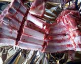A picture of step 1 of Spiced Goat Soup.