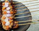 Foto langkah ke 3 dari resep Sate Jamur Tiram Bumbu Kacang.