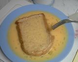 รูปขั้นตอนการทำที่ 3 ของ French toast (หนมปังชุบไข่แบบผู้ดีตะวันตก)