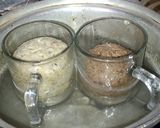 عکس مرحله 4 از دستور کیک رژیمی در لیوان شیشه‌ای
