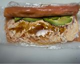 Foto del passaggio 6 della ricetta Uramaki di Salmone con Formaggio di Capra, Nduja e Avocado