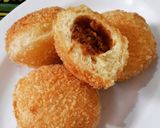 Foto langkah ke 5 dari resep Roti Goreng Abon (1x proofing).