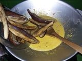 Poki poki saus (terong masak santan)