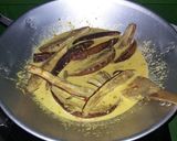 Foto langkah ke 8 dari resep Poki poki saus (terong masak santan).