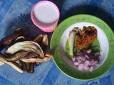 Poki poki saus (terong masak santan)