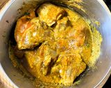 A picture of step 1 of Zafrani Mutton.