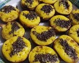 Foto langkah ke 10 dari resep Kue Cubit Durian, Coklat, Keju, Greentea.