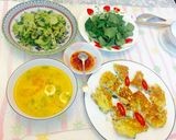 Hình bước làm 6 của món Bí xanh Hải hậu xào thịt băm nấm