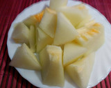 Foto del paso 1 de la receta: Melon con jamón