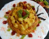 Foto del paso 5 de la receta: Tartaleta de crema de yema y vainilla ,con azucar quemada y fruta confitada.