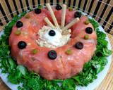 Foto del paso 4 de la receta: Corona de salmón ahumado