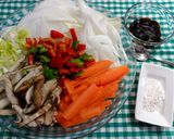 Foto del paso 1 de la receta: Filetes de pollo con verdura salteada en salsa de ostras