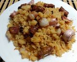 A picture of step 8 of Murcian Gachas Migas.